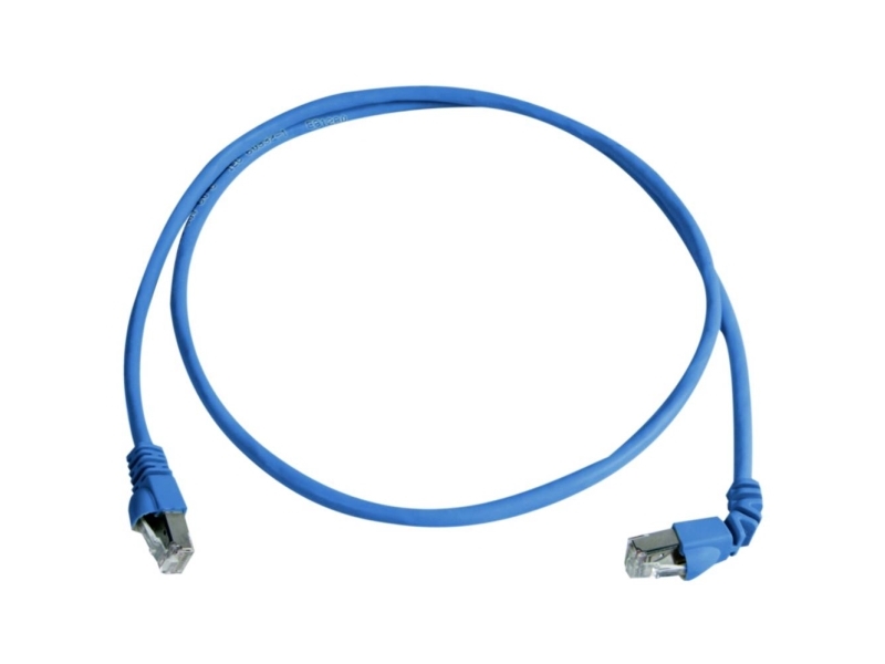 Telegärtner 100008491 Rj45 Netzwerk-Kabel Patchkabel Cat 6A S/Ftp 3,0 M Blau