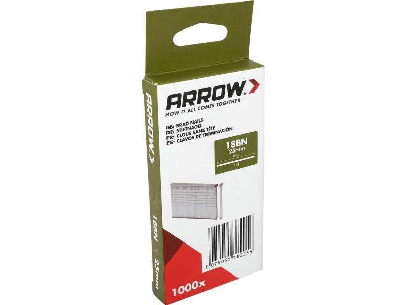 Arrow Tool Group 382256 Stiftnägel Länge 25 Mm 1000 St.