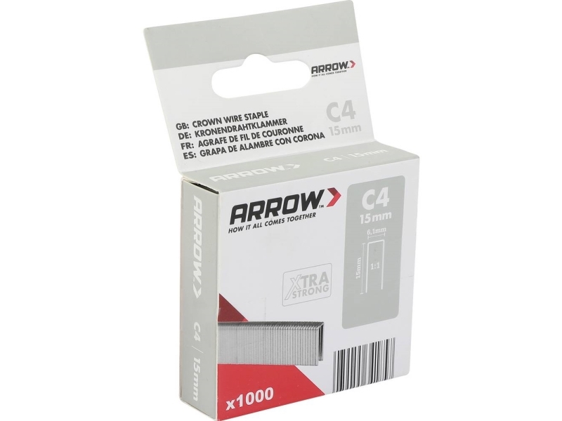 Arrow Tool Group 341857 Schmalrückenklammern 1000 Stk