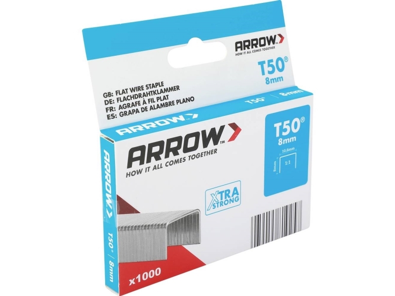 Arrow Tool Group Flachdrahtklammern Typ 50 1000 Stk
