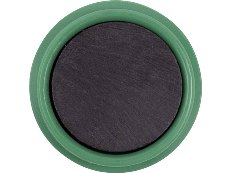 Magnetoplan Magnet Basic Serie (Ø) 32 Mm Rund Grün, 10 Stk 1863205