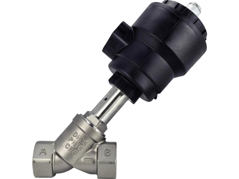 TRU COMPONENTS Luftstyret ventil TC-14215244 TC-TPV101PX2563NCS Kabinetmateriale Rustfrit stål Forseglingsmateriale PTFE 1 stk