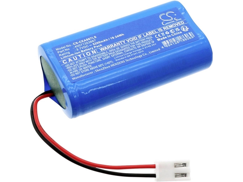 Ceag 151276 Notlichtbatterie 3,7 V 5200 Mah