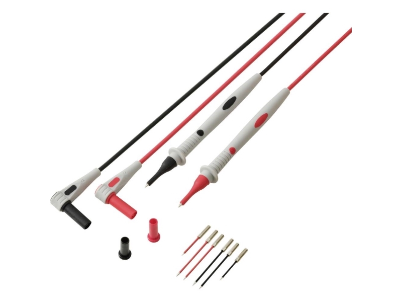 VOLTCRAFT MSL-530 Prøveledning Stiktilslutning 4 mm Testspids 1 m Sort, Rød 1 Paar | EL Artiklar - Kablar och ledningar - Testa och mäta ledningar | GameStuff