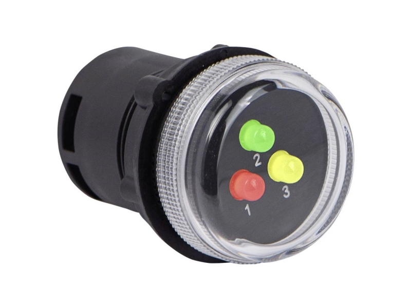 Tru Components Tc-14131056 Led-Signalleuchte Rot, Grün, Gelb Rund 400 V