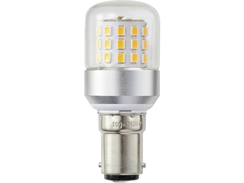 Tru Components Tc-14124716 Led-Signallampe Gul Cylinder Ba15d 100 V/Ac, 240 V/Ac 355 Lm