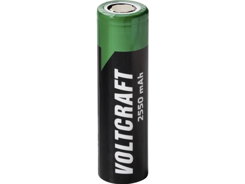 VOLTCRAFT Specialbatteri 18650 Flat-Top Lithium 3,6 V 2550 mAh 1 stk
