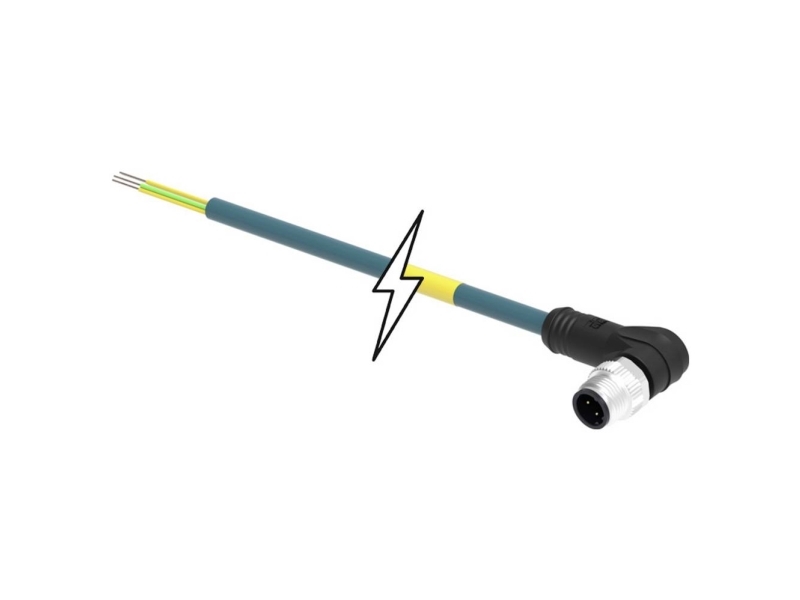Molex 1201088539 Sensor-, ställdonsanslutning, M12 5,0 m 1 st Väska | EL Artiklar - Kablar och ledningar - Sensor & Aktuator | GameStuff