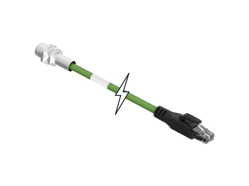 Molex 1201080519 Sensor-, ställdonsanslutning, M12 1,0 m 1 st | EL Artiklar - Kablar och ledningar - Sensor & Aktuator | GameStuff