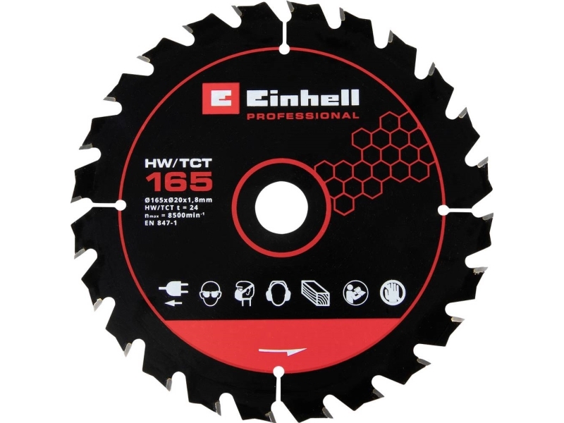 Einhell TCT SAWBL.M-THIN 165x20 24T-P Savklinge 165 mm