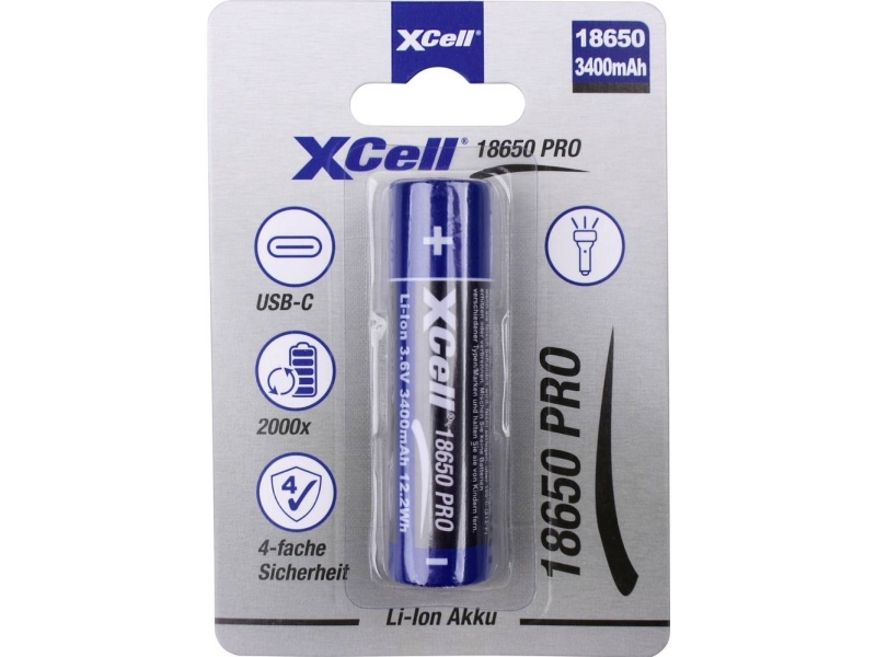 Xcell Batteri 18650 3400 Mah - Batteri (148105)