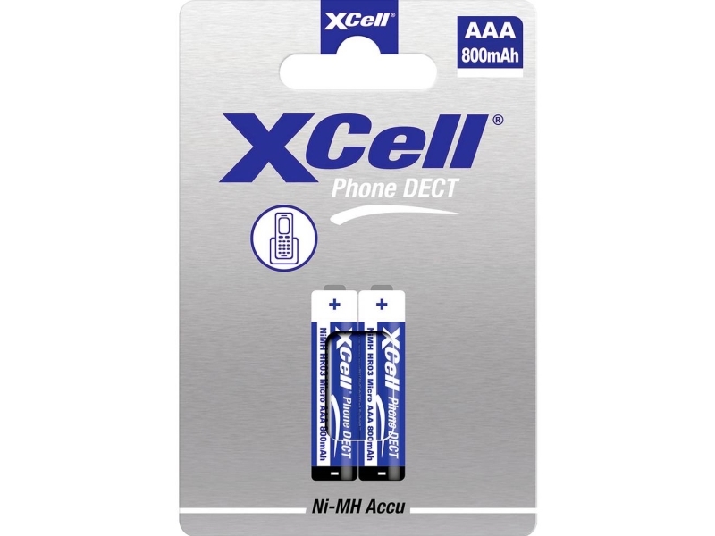 Xcell Akku Dect Phone X800 Micro Aaa 800Mah 2St.