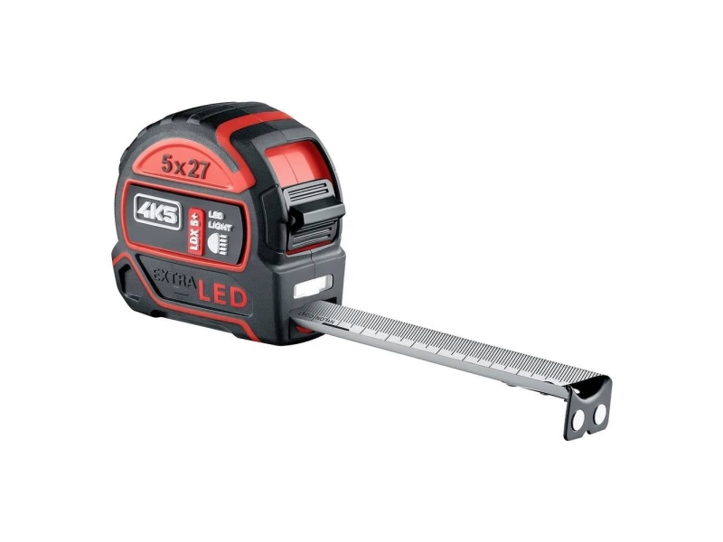 4K5 Tools Ldx 5+ 606.110-5 Maßband Mit Integrierter Taschenlampe 5 M Stahl, Abs