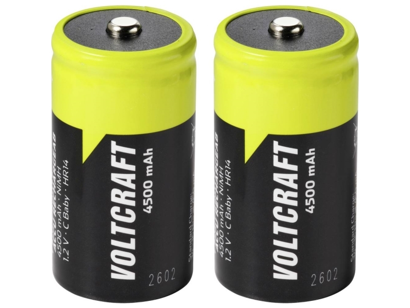 C-batteri R14 VOLTCRAFT NiMH 1.2 V 4500 mAh 2 stk