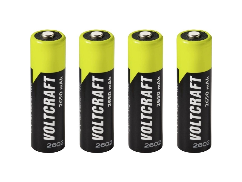Voltcraft Genopladeligt Aa-Batteri Nimh 2650 Mah 1.2 V 4 Stk