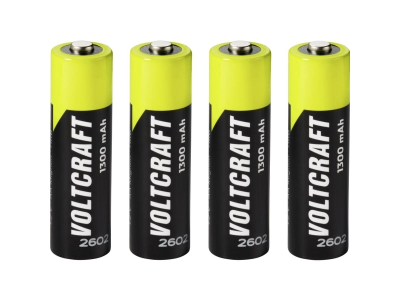 Voltcraft Genopladeligt Aa-Batteri Nimh 1300 Mah 1.2 V 4 Stk