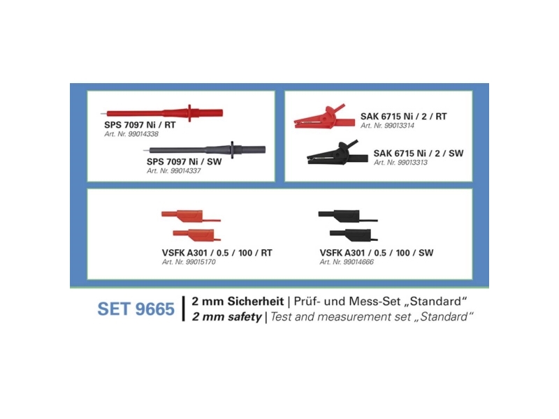 Schützinger Set 9665 Prøveledning Sæt 1 Set
