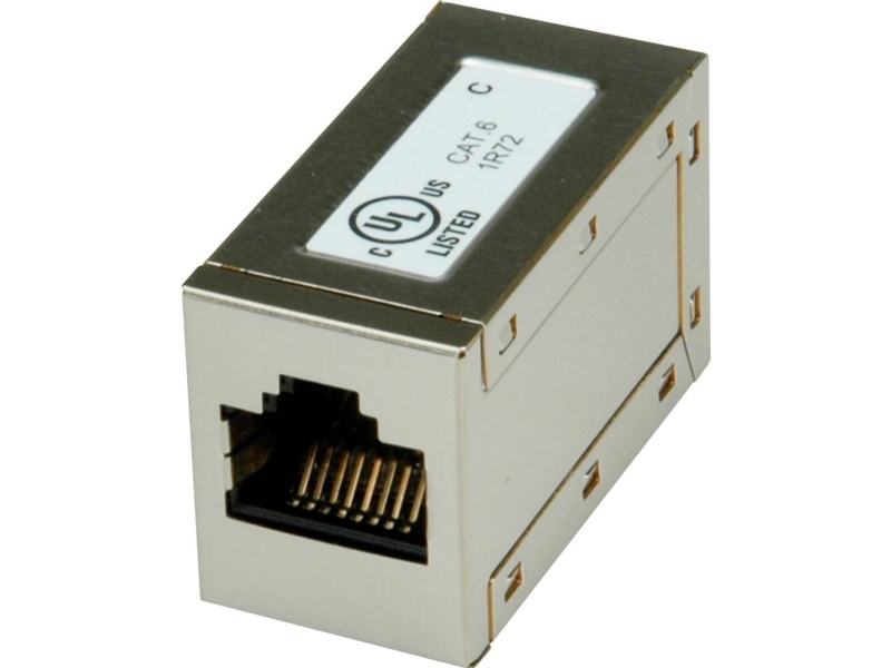 Roline Roline Rj-45 Kupplungen Geschirmt, Cat.6 Modulare Kupplung Cat 6 25 Stück