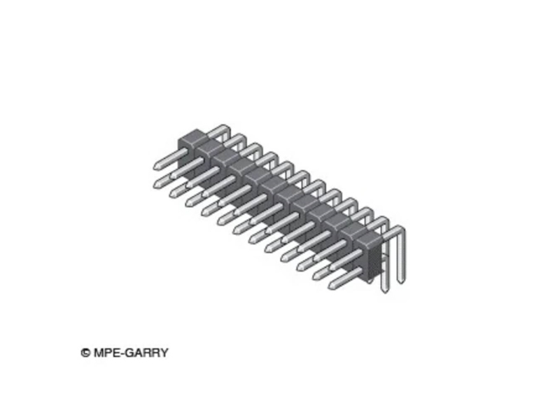 MPE Garry pin-liste (standard) 088-2-080-0-T-XS0-1000 1 stk