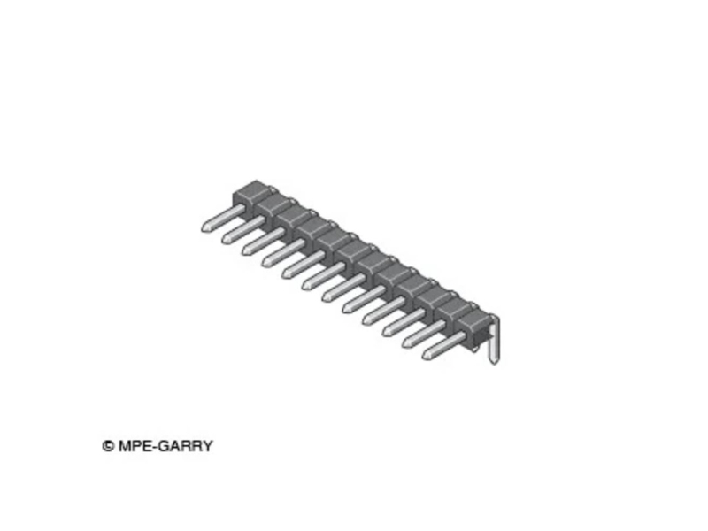 MPE Garry pin-liste (standard) 088-1-050-0-S-XS0-1080 1 stk