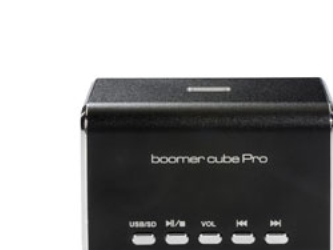 Ultron Boomer Cube Pro - Lautsprecher - Tragbar - 6 Watt (Total) - Schwarz