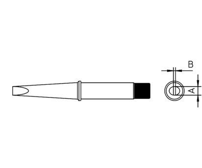Weller Ct2 F8, Lötspitze, Weller, 425 °C, 1 Stück(E), 10 Mm