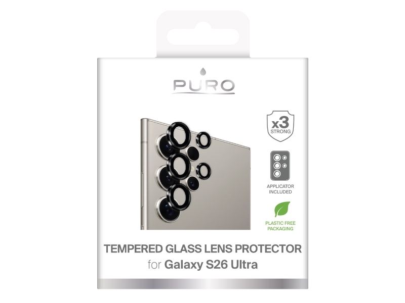 SBS PUSDGLS26UTR, Samsung, S26 Ultra, Stødbestandig, Slagbestandig, Ridseresistent, Transparent, 3 stk