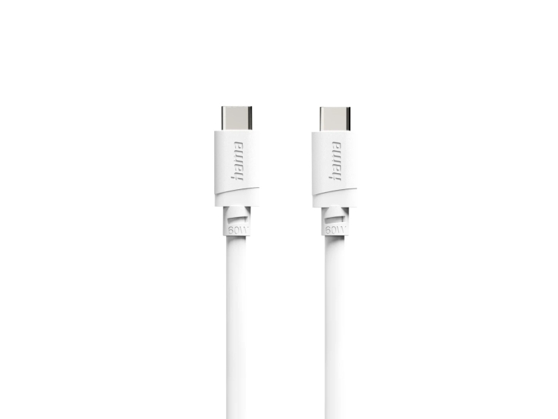 Hama 00201807, 1 M, Usb C, Usb C, Usb 2.0, 0,48 Gbit/S, Weiß