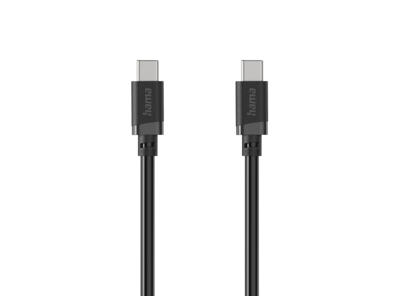 Hama 00201819, 0,5 M, Usb C, Usb C, Usb 2.0, 0,48 Gbit/S, Schwarz