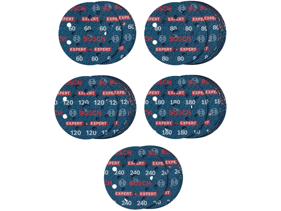 Bosch O780, Slibeskive, Maling, Stål, Træ, Blå, Rund, 12,5 cm, 12,5 cm