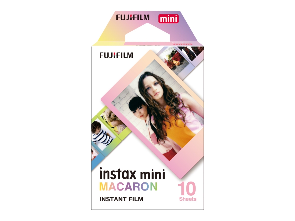Fujifilm Instax Mini MACARON - Farvefilm til umiddelbar billedfremstilling (instant film) - ISO 800 - 10 optagelser