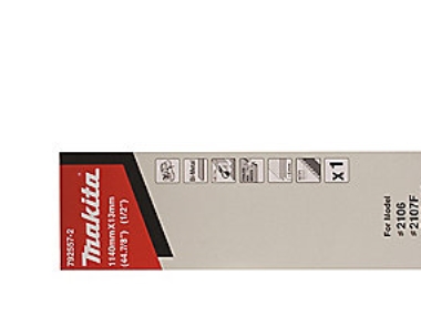 Makita såg-/skärrem 13×0,5×1140 mm 14 TPI BIM >5 mm plast för färgade metaller, mjukt stål, gjutet stål, kedjestål, hårt stål och rostfritt stål – 1 st i förpackning 792557-2 | Elverktyg - Tillbehör - Sten & murverk borr | GameStuff