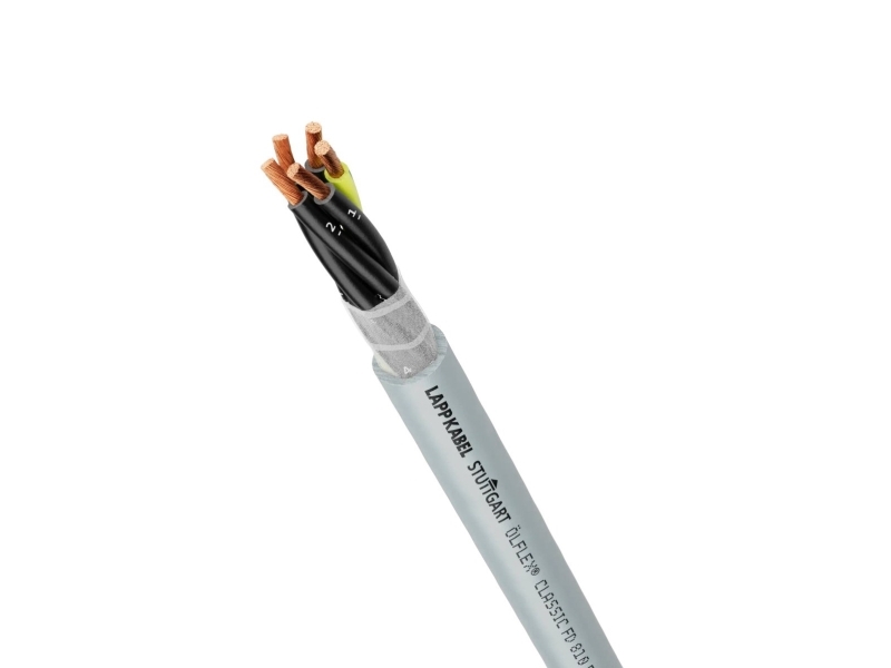 LAPP 26180-100 Slæbekædekabel ÖLFLEX® FD CLASSIC 810 3 G 4 mm² Grå 100 m