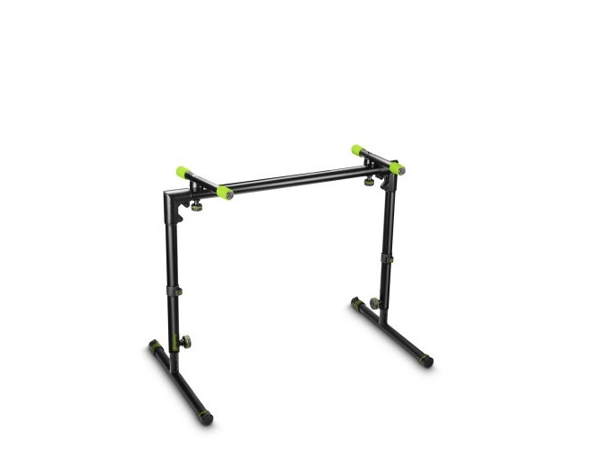 Gravity GKSTS01B, Tastatur, Sort, Rustfrit stål, Gulv, 90 kg, 950 - 1300 mm