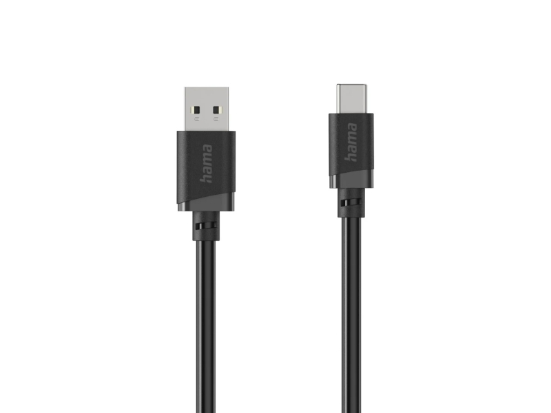 Hama 00201814, 3 M, Usb A, Usb C, Usb 2.0, 0,48 Gbit/S, Schwarz