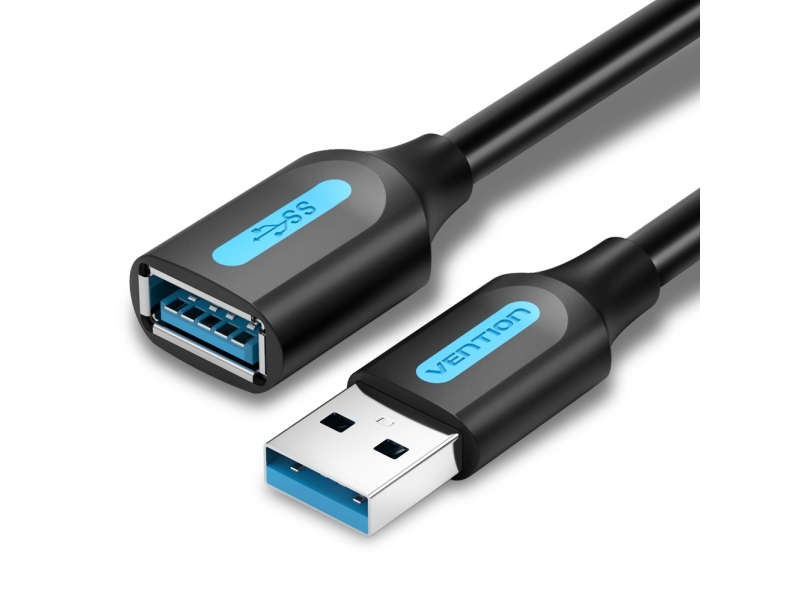 Extension Cable USB 3.0 male to female Vention CBHBF 1m Black