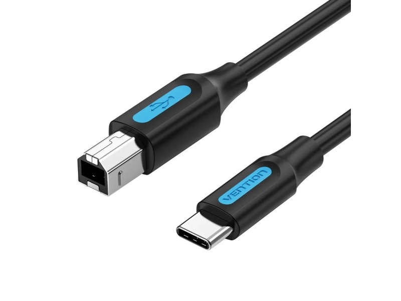 Usb-Kabel Vention Usb-C Auf Usb-B 2 M Schwarz (Cqubh)