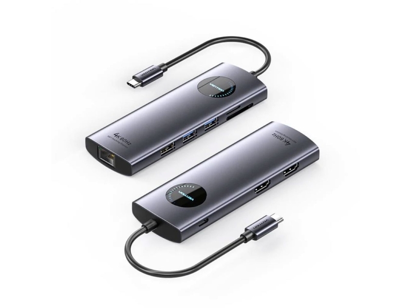 Vention 9-In-1 Mst Usb-C 4K 100W Pd 5Gbps Docking Station