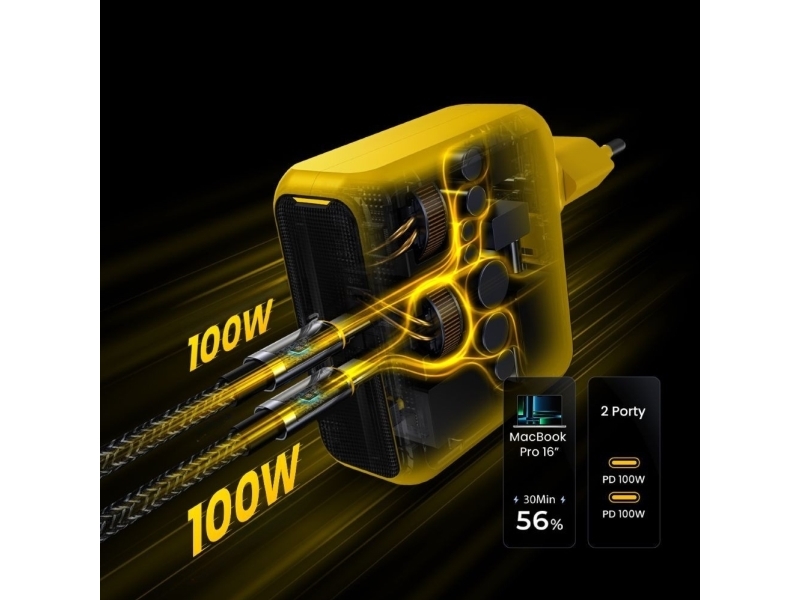 Aohi Magcube Pd 100W 2X Usb-C Oplader