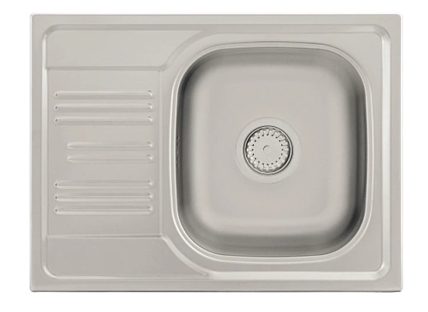 Kernau Kssc 455 1B1d Edelstahl-Küchenspüle Mit Abtropffläche 1 Becken Links/Rechts Konfigurierbar