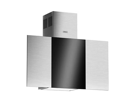 Kernau Kch 3890 Xb Wand-Abzugshaube – 90 Cm, Schwarz Edelstahl, Abluftgebläse