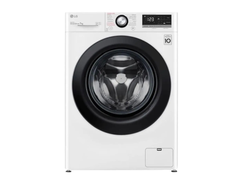 LG front-load vaskemaskine F2WV3S7S6E – 7 kg, 1400 o/min, energiklasse A+++ , hvid