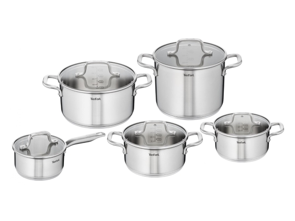 Tefal Virtuoso E492sa, Rustfrit Stål, Rustfrit Stål, Rustfrit Stål, Rustfrit Stål, Glas