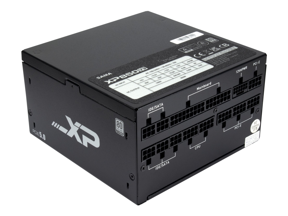 Inter-Tech Sama Xph-850W - Strømforsyning (Intern) - Atx12v 3.0 - Ac 100-240 V - 600 Wh