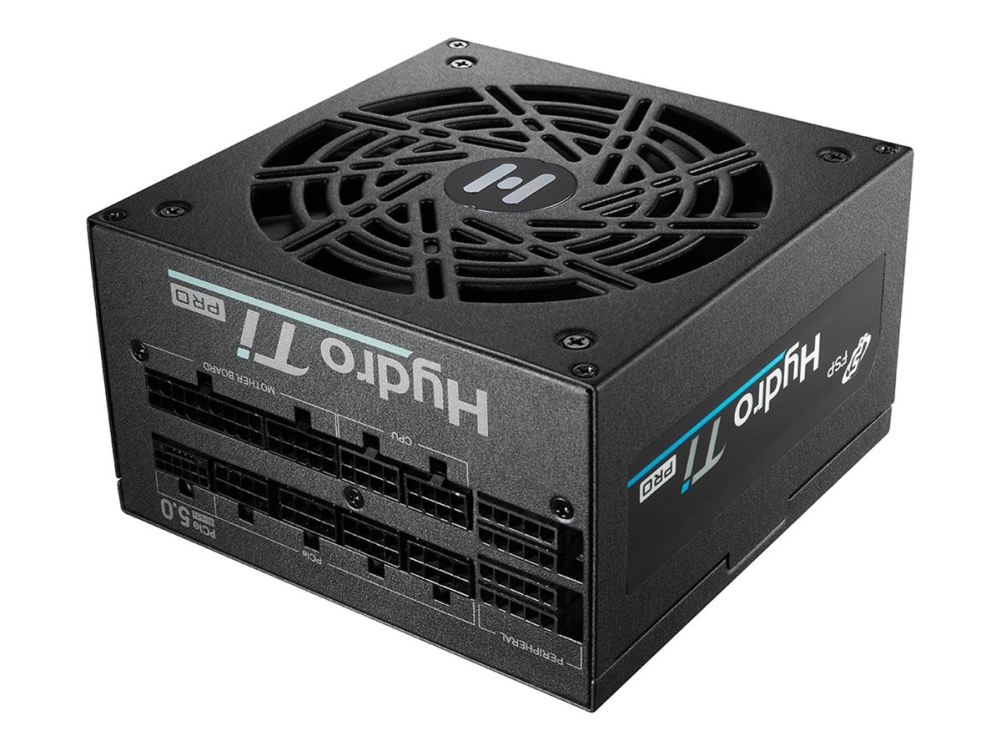 Fsp Hydro Ti Pro 1000W Netzteil Atx Atx3.1 Schwarz, 1000 W, 100 - 240 V, 50/60 Hz, 13-6 A, 120 W, 1000 W