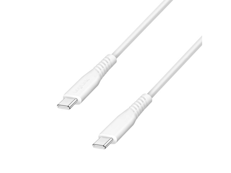 Logilink Usb-C Kabel Usb 2.0 Usb-C Stik 2.0 M Hvid Cu0264