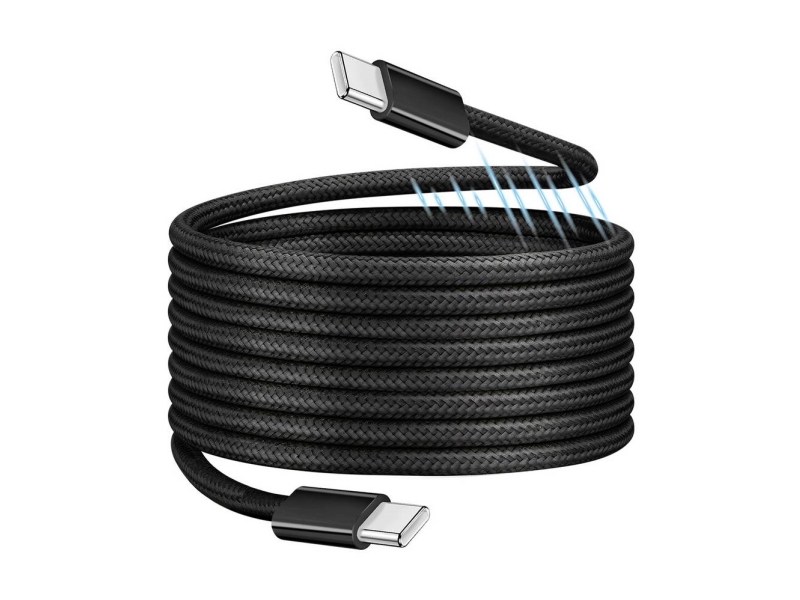 Logilink Usb-C Kabel Usb 2.0 Usb-C Stik 1.5 M Sort Med Magnetisk Oprulning Cu0232