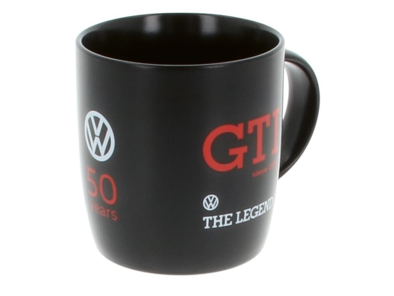 VW GTI kaffekop 50-års ''The Legend'' sort, 370 ml