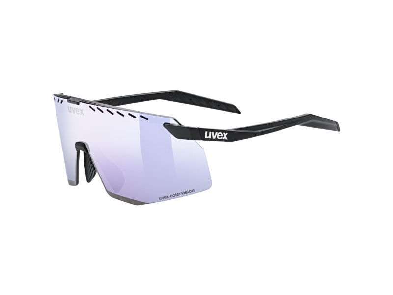 Uvex pace stage CV, Multisport briller, Unisex, Uden kant, Sort, Lyserød