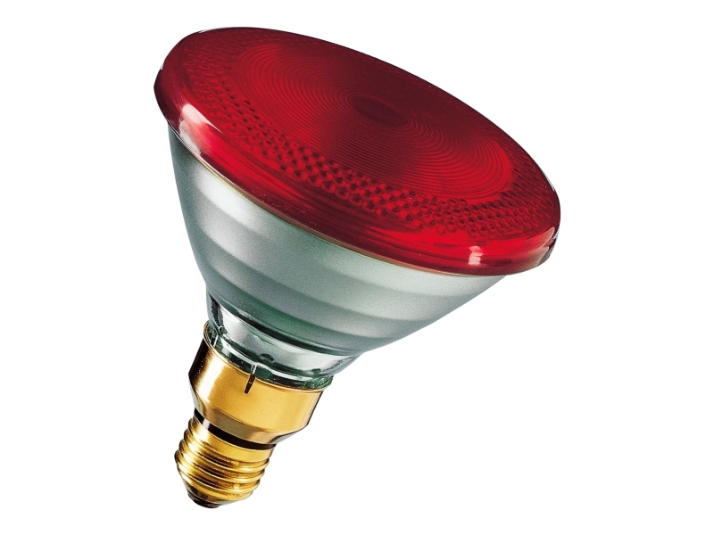Philips Infrarød 175w Ir175c Par38 E27 Rød Varmelampe